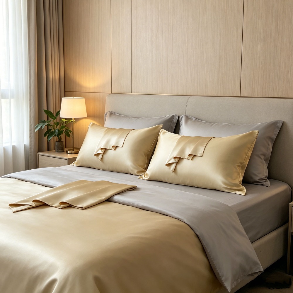 Silk Pillowcase - 22 Momme Moerbeizijden Kussensloop Dubbelzijdig 100%