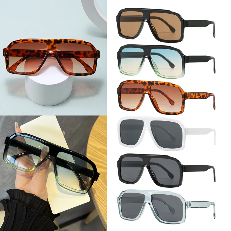 Sunglasses Uv400 - 1PCS Oversized Vierkante Anti Licht Bril