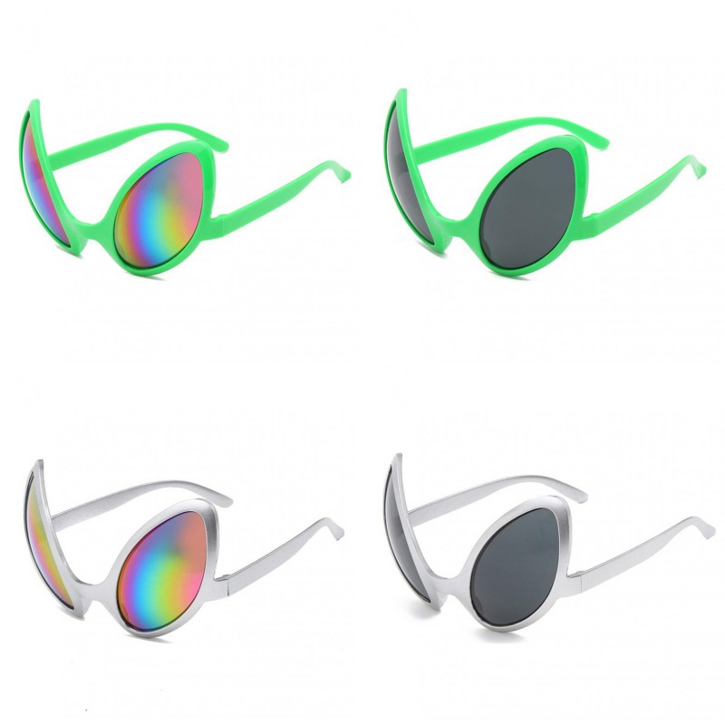 Sunglasses Uv400 - Grappige buitenaards bril voor mannen en