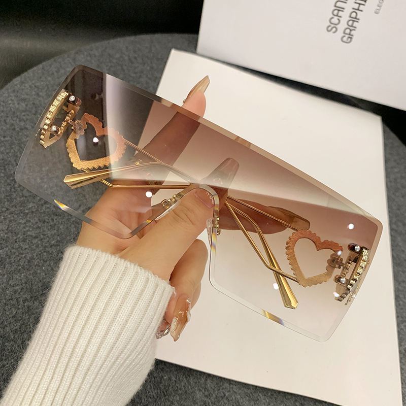 Nieuwe, modieuze, hartvormige, - Sunglasses Uv400 recensie en prijs