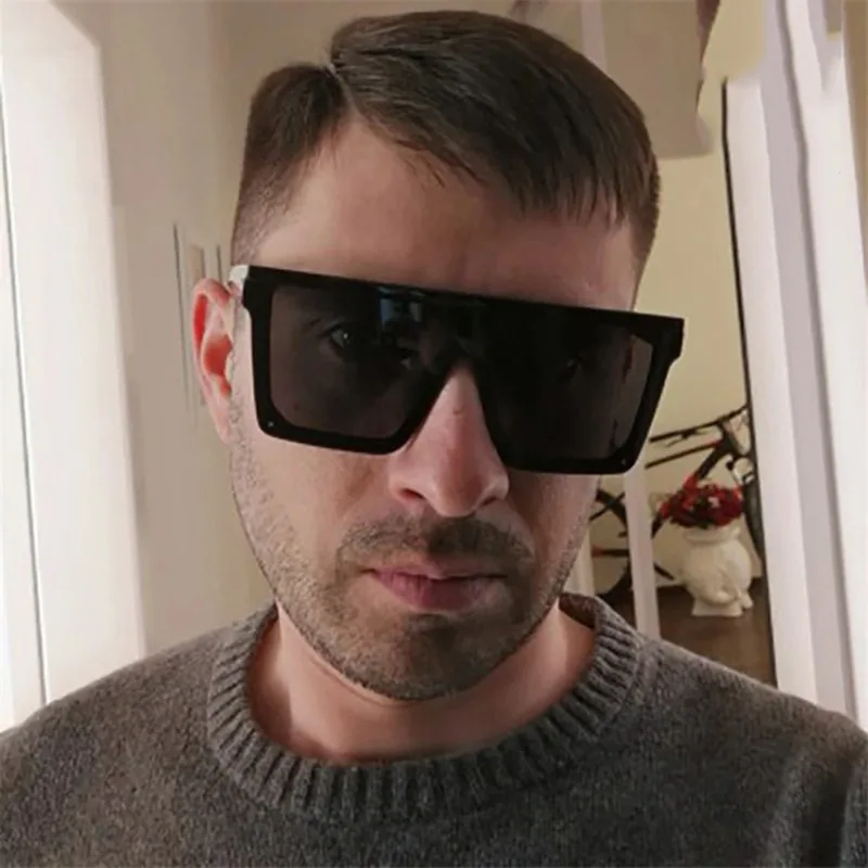 Modieuze oversized vierkante m - Sunglasses Uv400 recensie en prijs