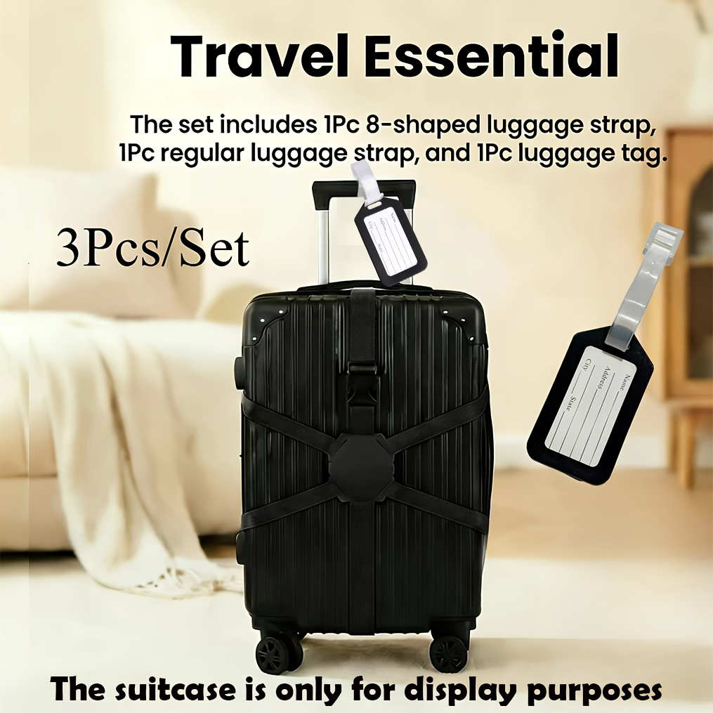 3-delige set (2 bagageriemen e - Travel Luggage Set recensie en prijs
