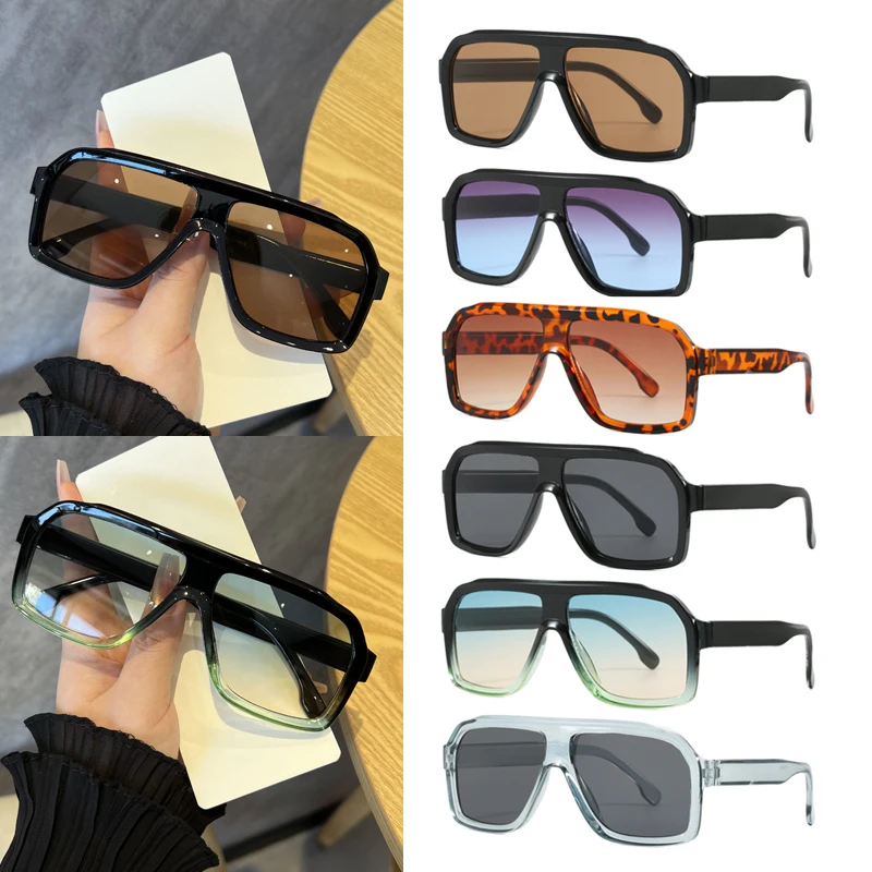 1PCS Oversized Vierkante Anti  - Sunglasses Uv400 recensie en prijs