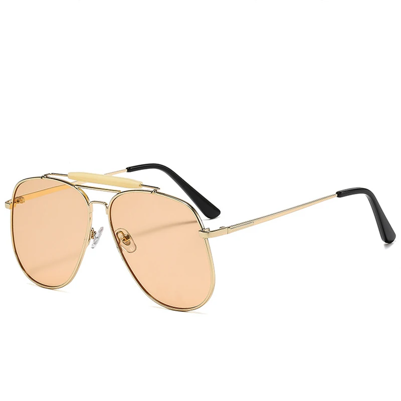 Retro Metalen Dubbele Brug Pil - Designer Sunglasses recensie en prijs