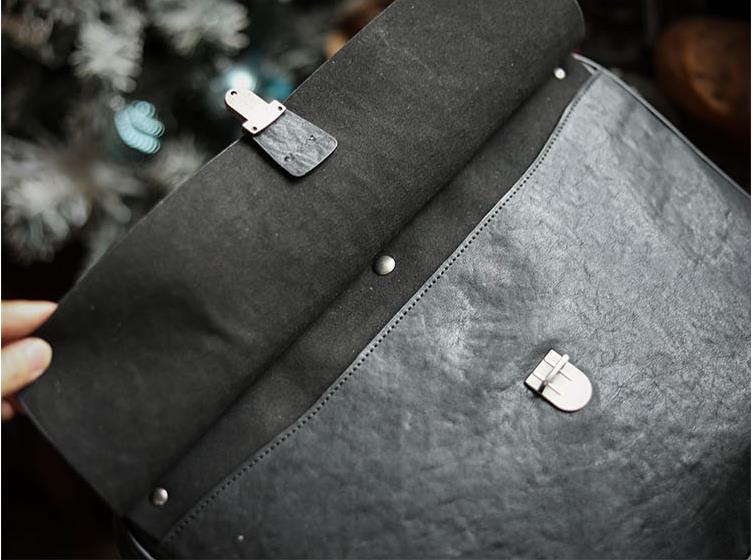 LuxurySoft zwarte lederen here - Leather Briefcase recensie en prijs