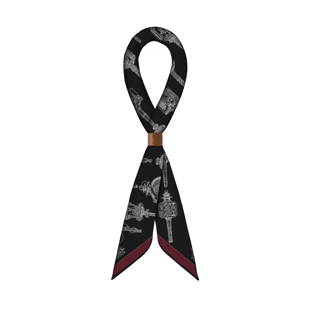 Zwarte luxe ontwerpers zijden  - Cashmere Scarf recensie en prijs
